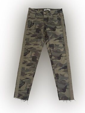 ZARA Camo Skinny Jeans - Olive Camo Women’s Jeans Size 2
